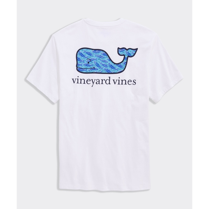 Bluff Fish Whale Short-Sleeve Pocket Tee
