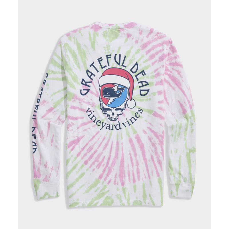 Grateful Dead x vineyard vines Holiday Stealie Long-Sleeve Pocket Tee