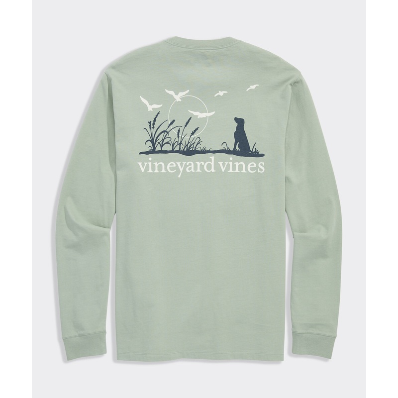 Marsh Dog Long-Sleeve Pocket Tee
