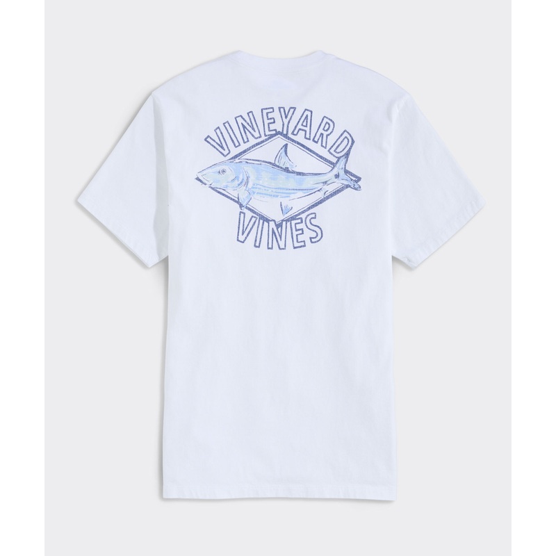 Painted Bonefish Short-Sleeve Pocket Tee