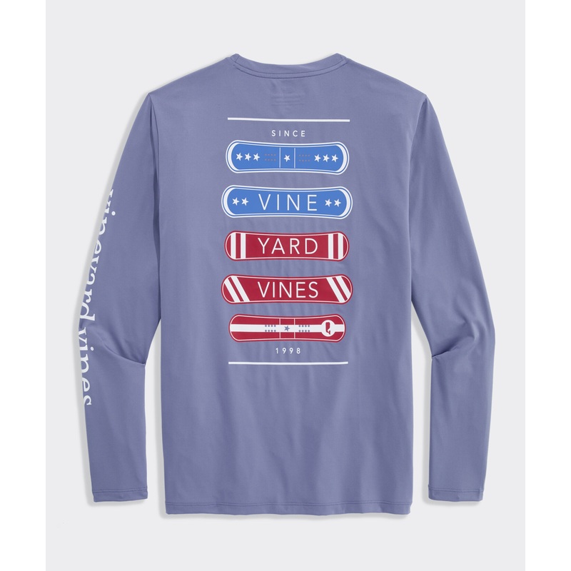 Performance USA Snowboard Stack Long-Sleeve Harbor Tee