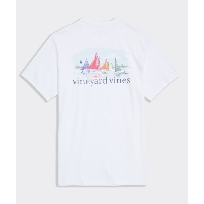 Rainbow Fleet Short-Sleeve Pocket Tee