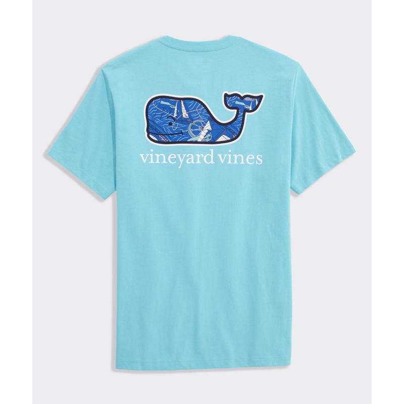 Sailing Whale Short-Sleeve Pocket Tee
