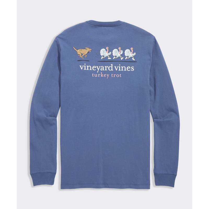 Turkey Trot Long-Sleeve Pocket Tee