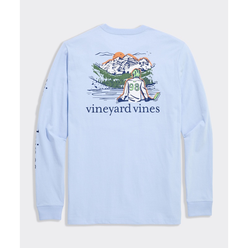 Hockey Pond Long-Sleeve Pocket Tee