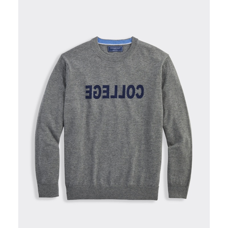 College Crewneck Sweater
