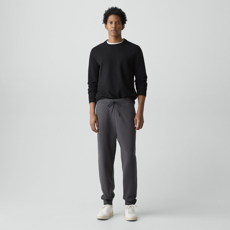 Drawstring Jogger in Wool Bilen