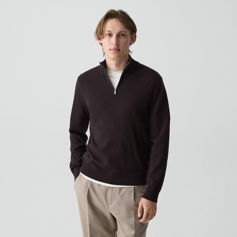 Hilles Quarter-Zip Sweater in Cashmere