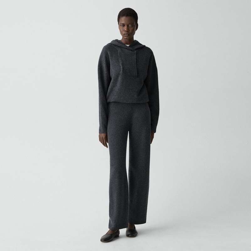 Pull-On Pant in Felted Wool Cashmere