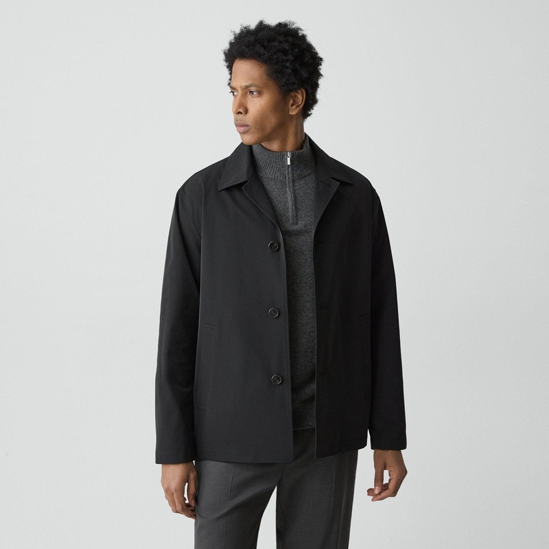Shirt Collar Jacket in Foundation Twill