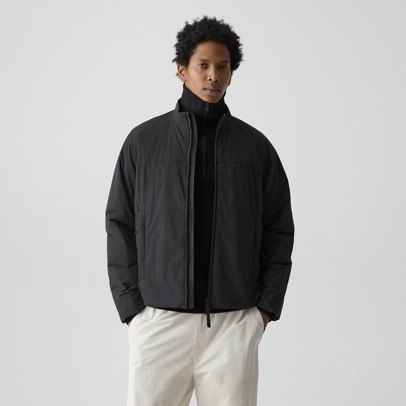 Stand Collar Jacket in Motion Nylon