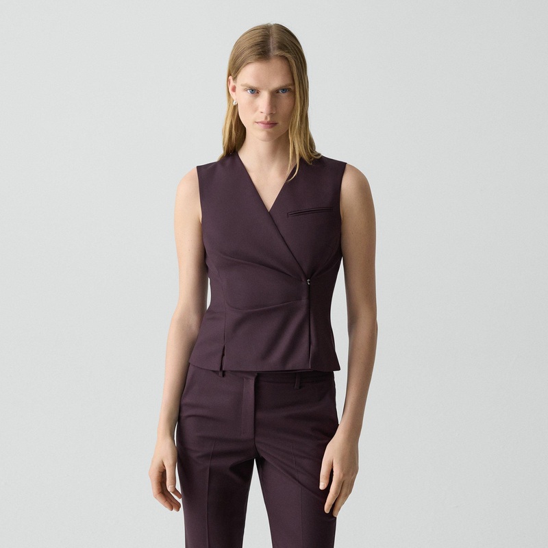 Wrap Vest in Good Wool