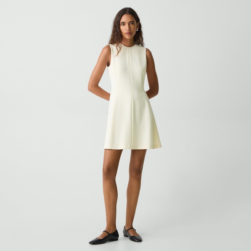 A-Line Mini Dress in Admiral Crepe