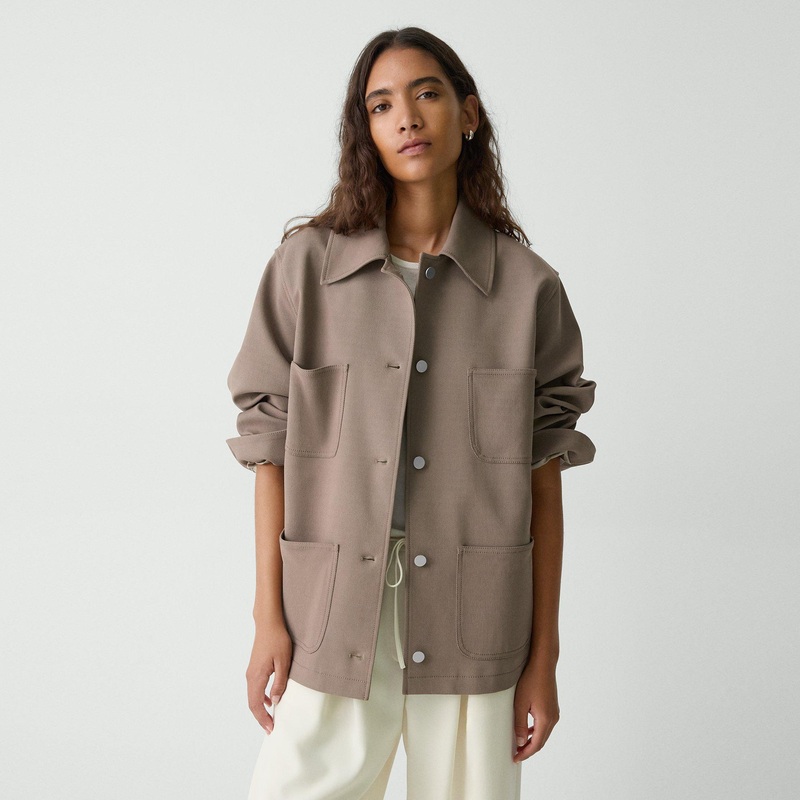 Oversized Utility Jacket in Neoteric Twill