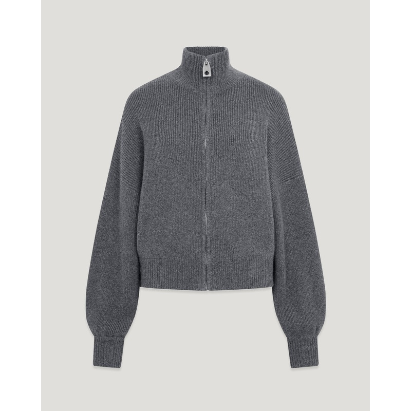 atol full zip cardigan Wool Cashmere Blend