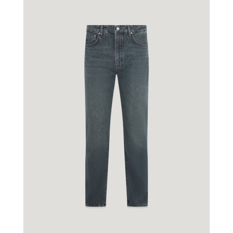 b69 jean Washed Denim