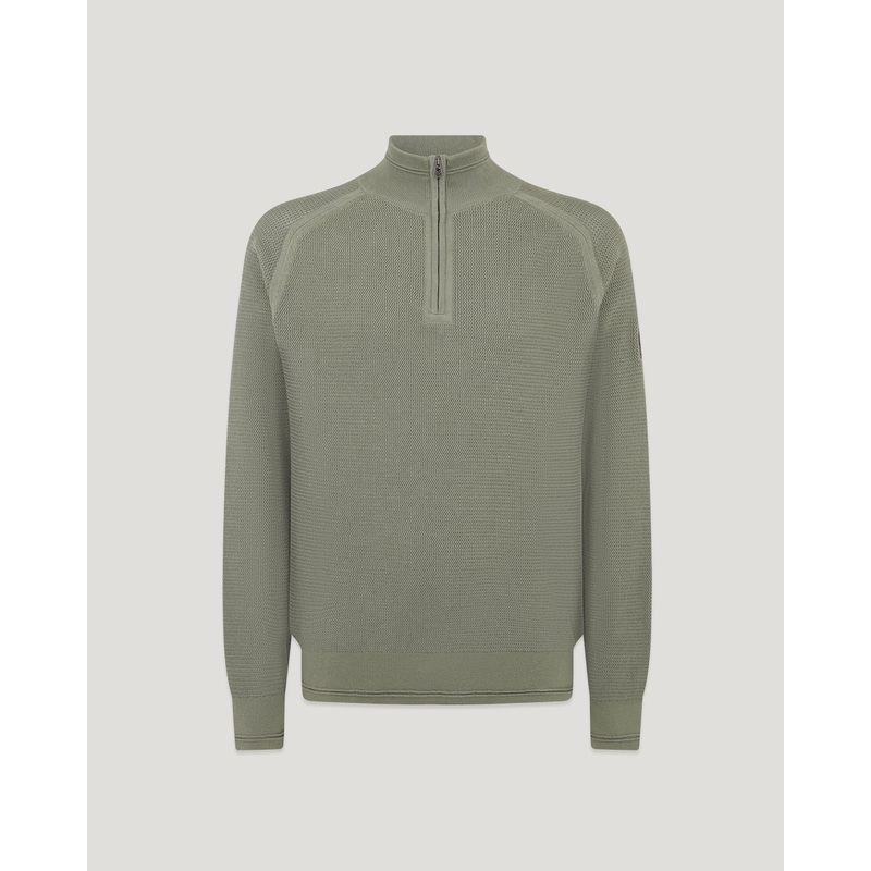 guide quarter zip jumper Organic Cotton