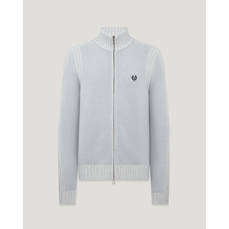 seasonal watch full zip jumper Lambswool