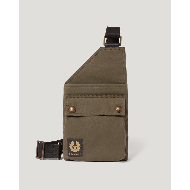 trialmaster crossbody bag Waxed Cotton