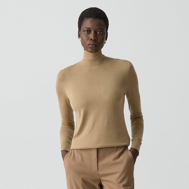 Turtleneck Sweater in Regal Wool