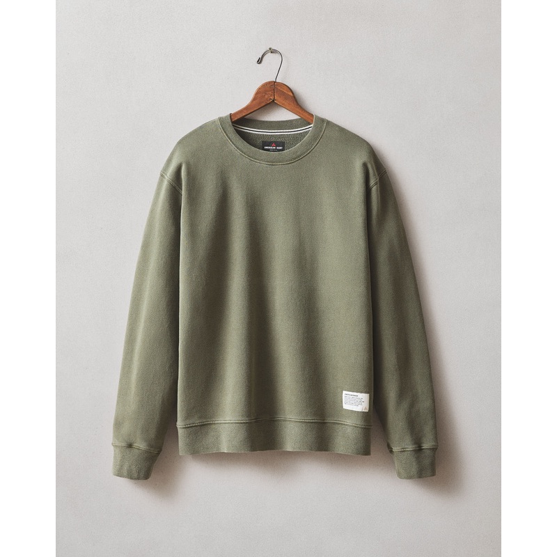 Men’s Vintage Washed Relaxed French Terry Crew