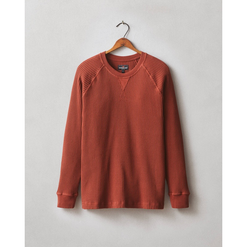 Men’s Waffle Crew Long Sleeve