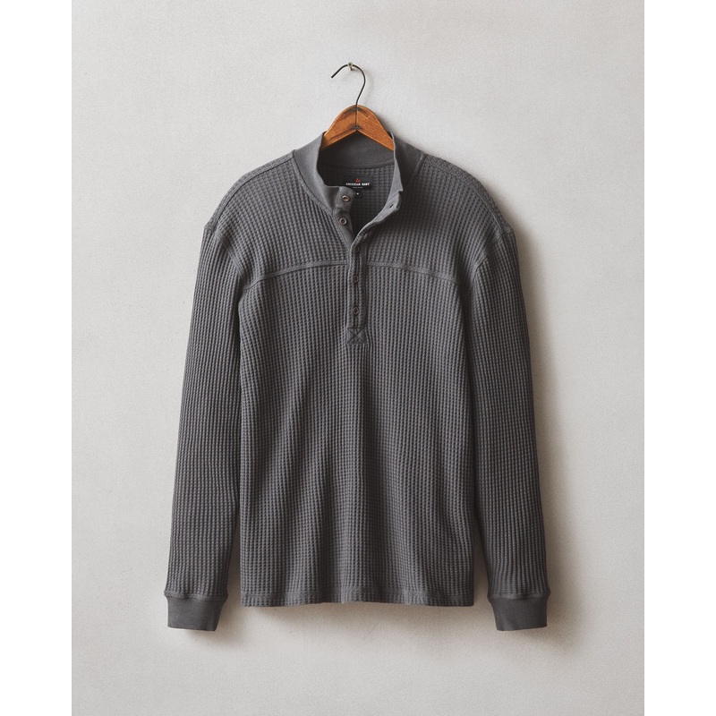 Men’s Waffle Yoke Henley Tee