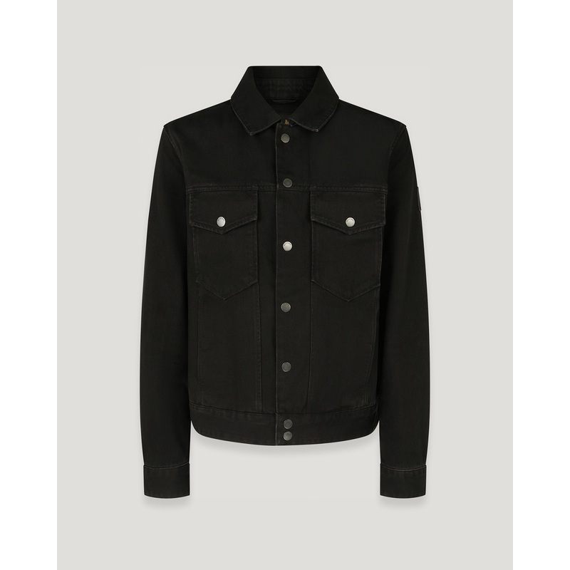 piston trucker jacket Washed Denim