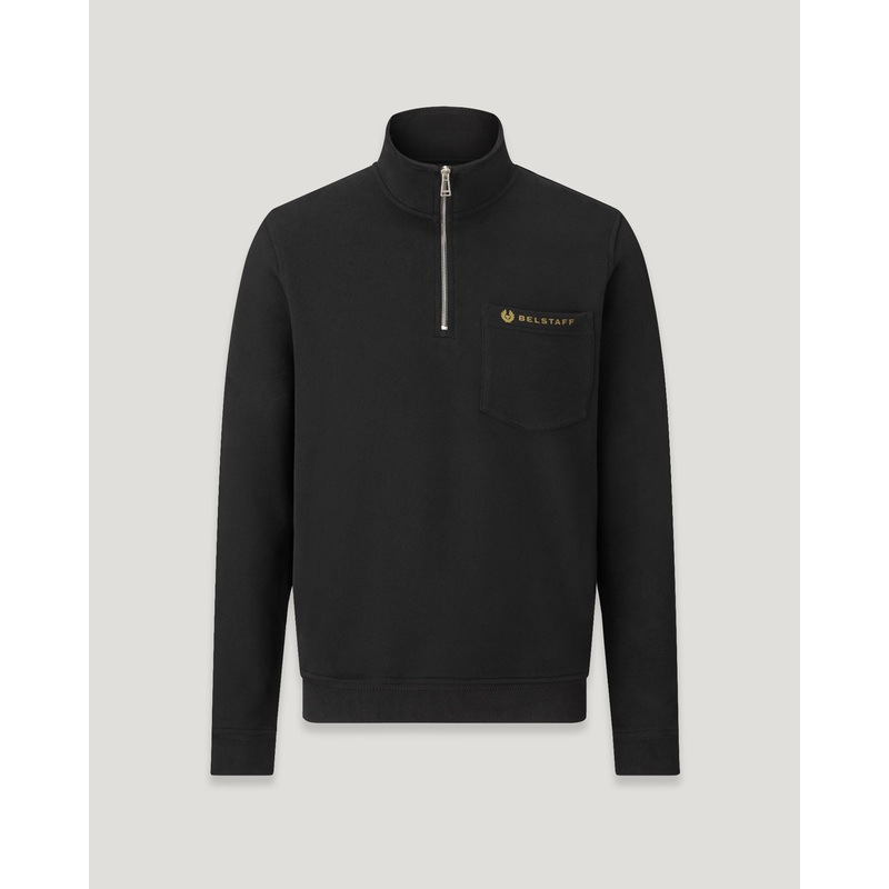 quarter zip motorcycle jersey Cotton Fleece