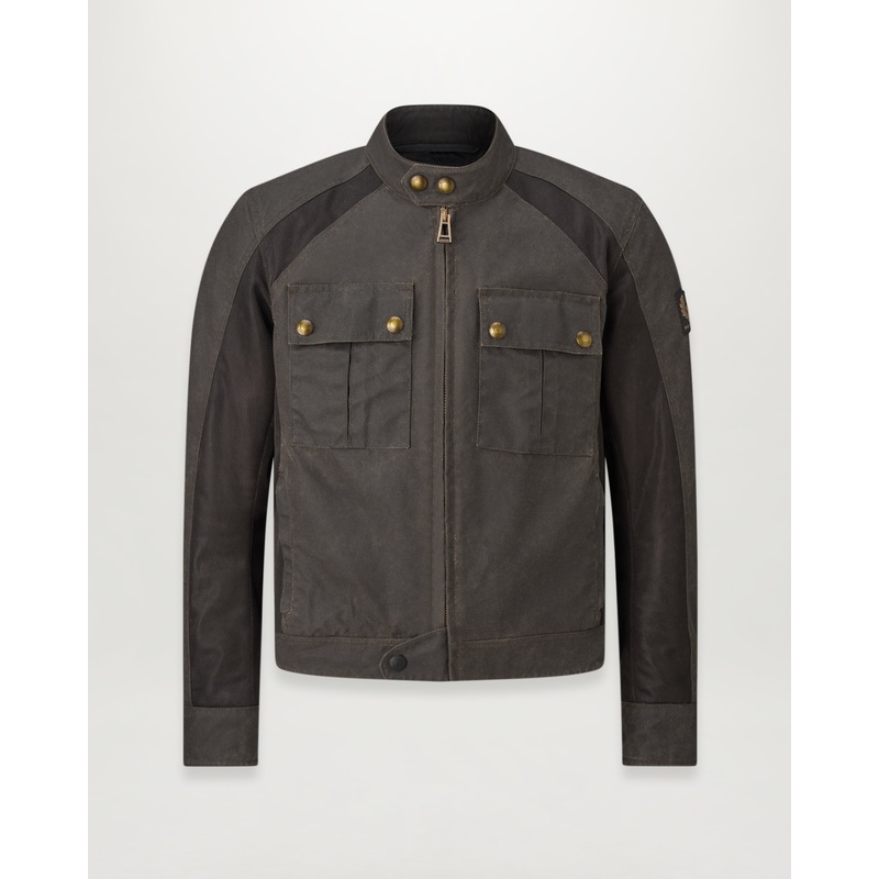 temple motorcycle jacket Waxed Cotton