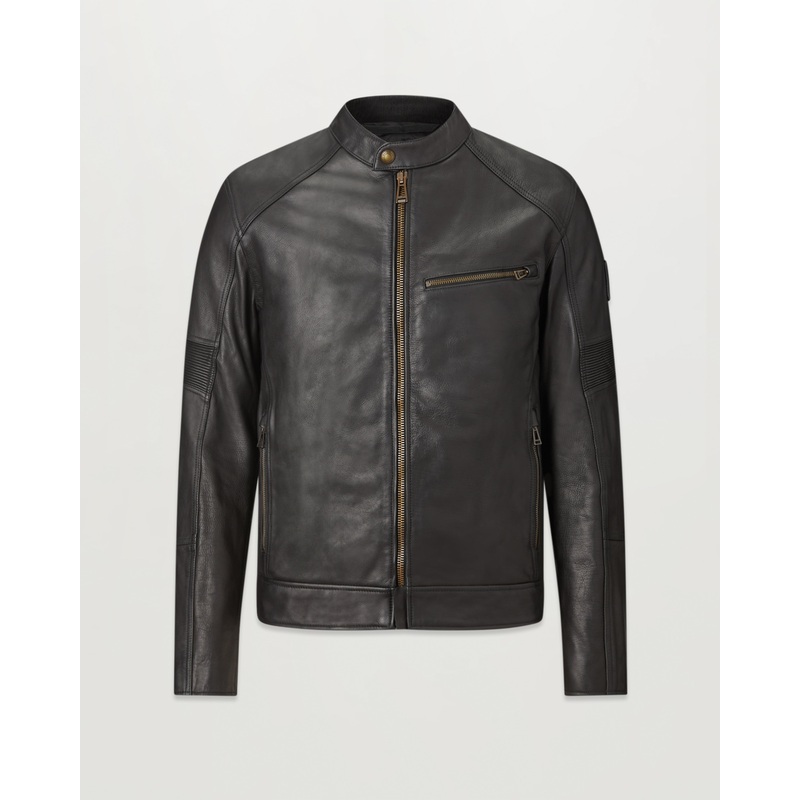 vanguard motorcycle jacket Washed Leather