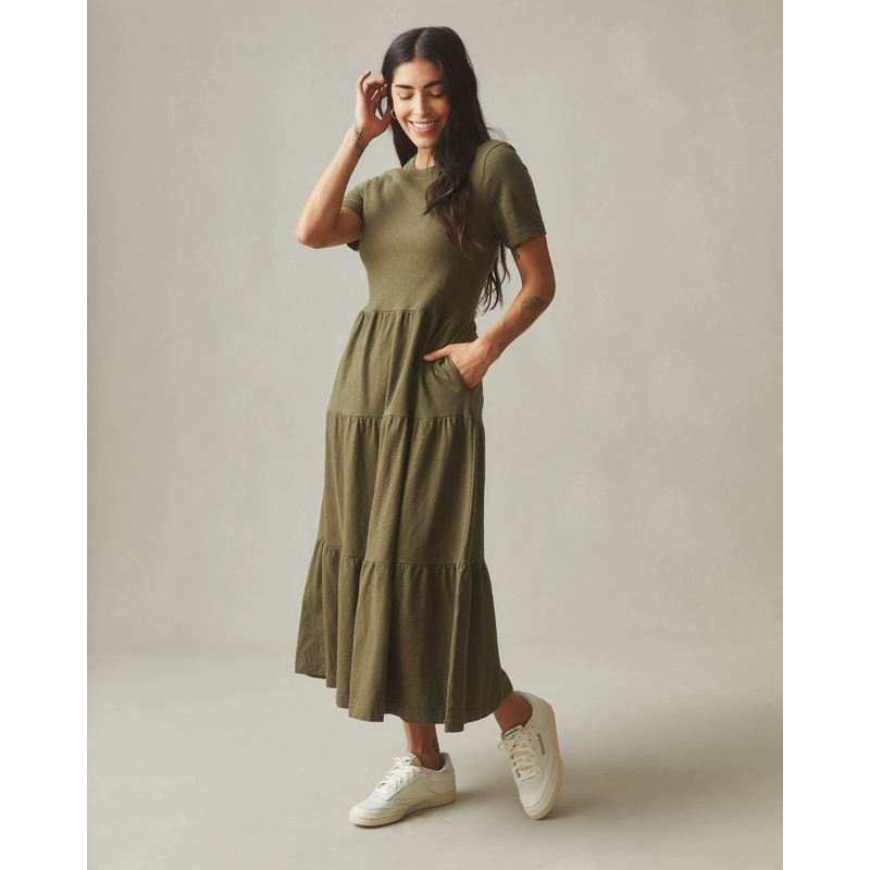 Women’s Premium Slub Tiered Dress