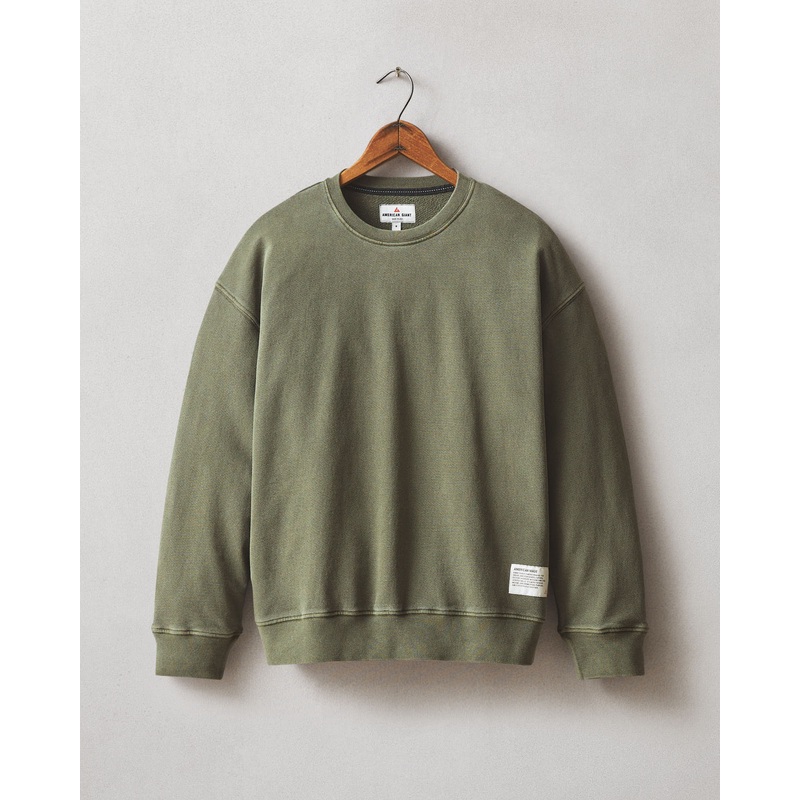 Women’s Vintage Wash Relaxed French Terry Crew