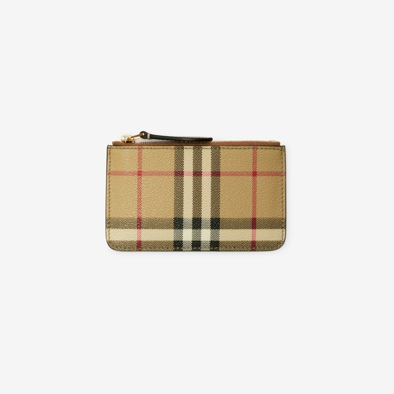 Check Strap Coin Case