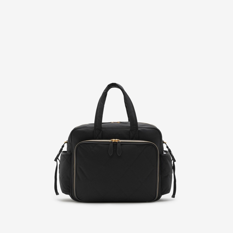 Quilted Nylon Baby Changing Bag