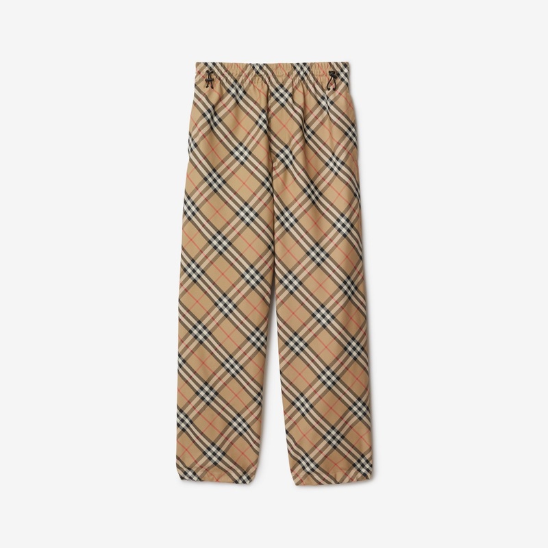 Check Twill Trousers