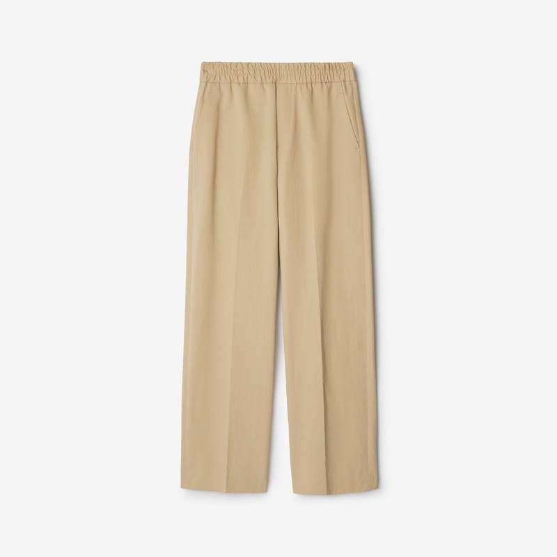 Cotton Tailored Trousers