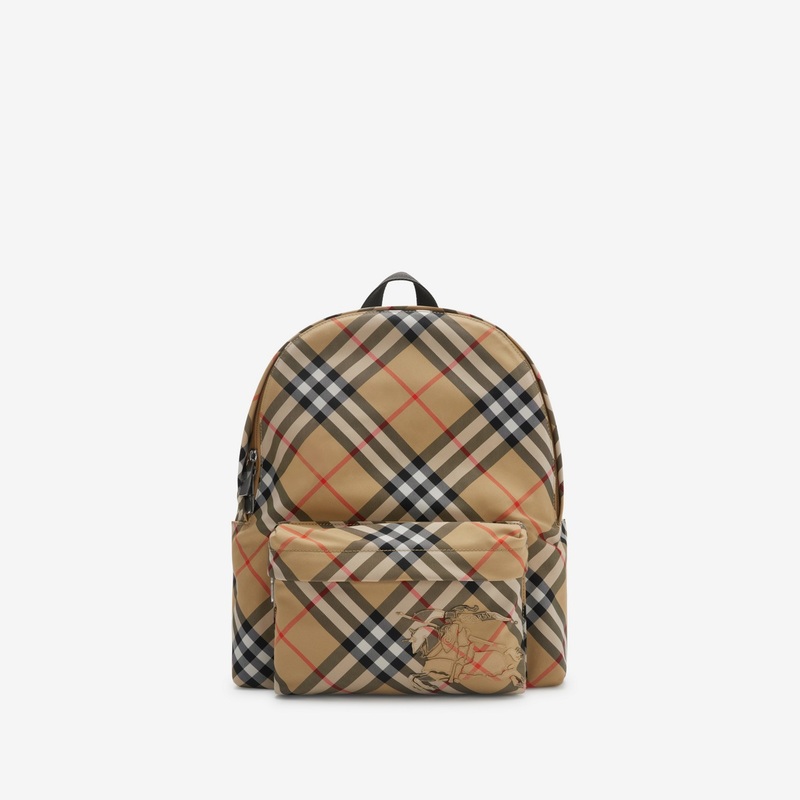 Small Check Backpack
