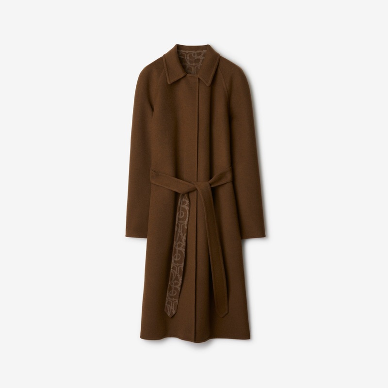 Wool Cashmere Wrap Coat