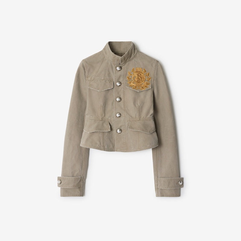 B Crest Cotton Tailored Jacket