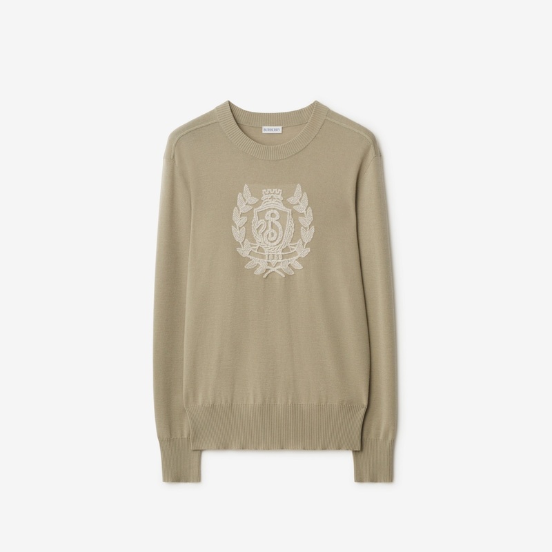 B Crest Wool Sweater