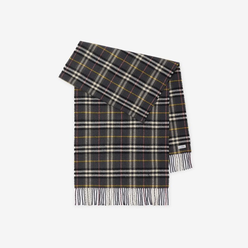 Check British Wool Scarf