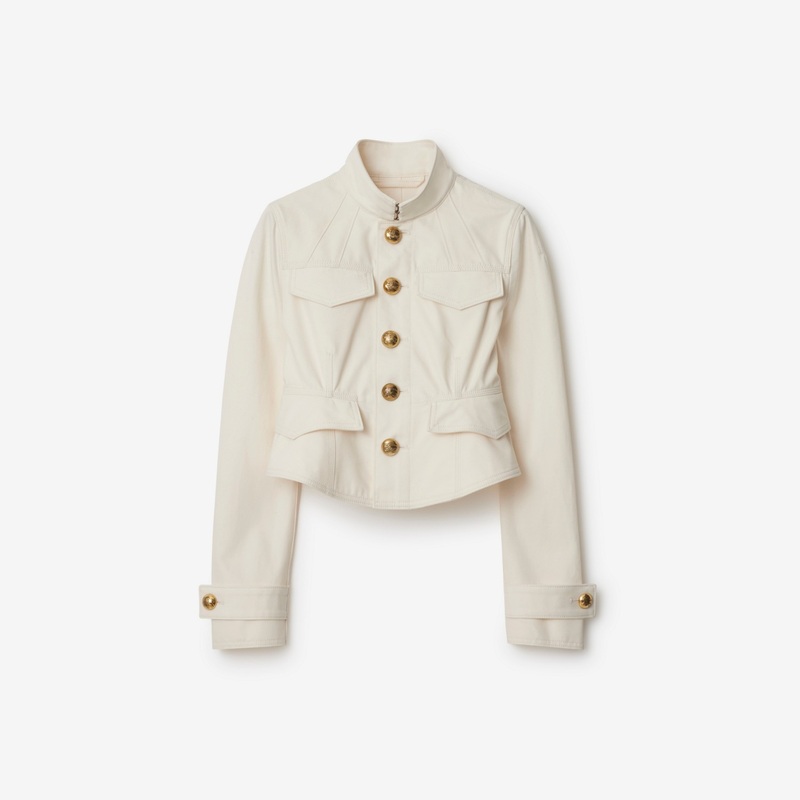 Cropped Cotton Jacket