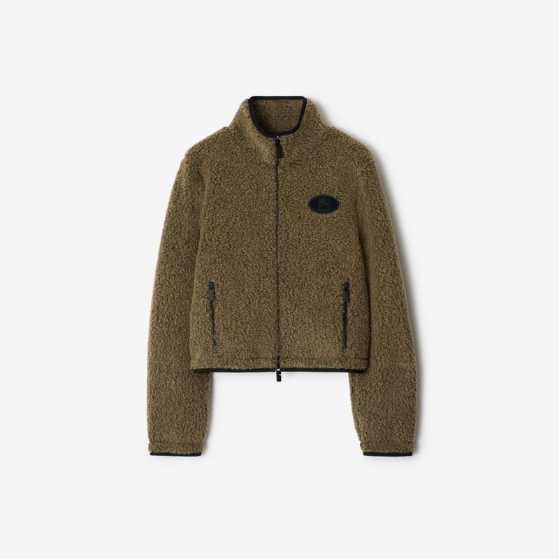 Cropped Fleece Jacket