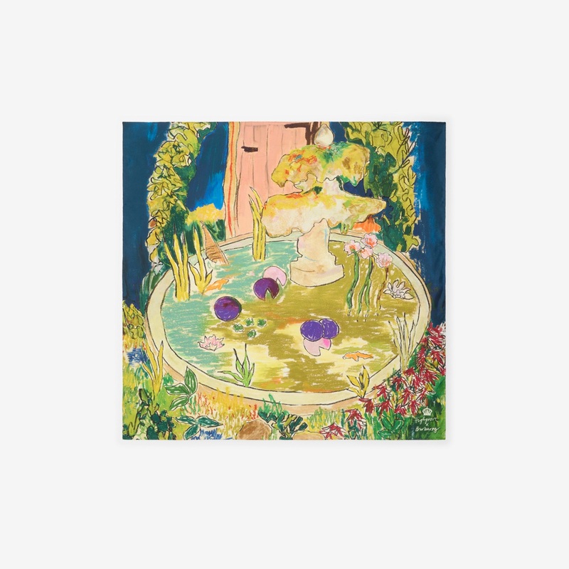 Highgrove Fountain Silk Scarf