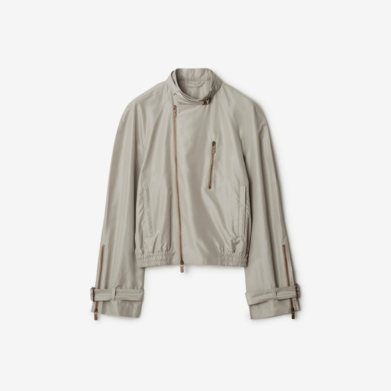 Silk Harrington Jacket