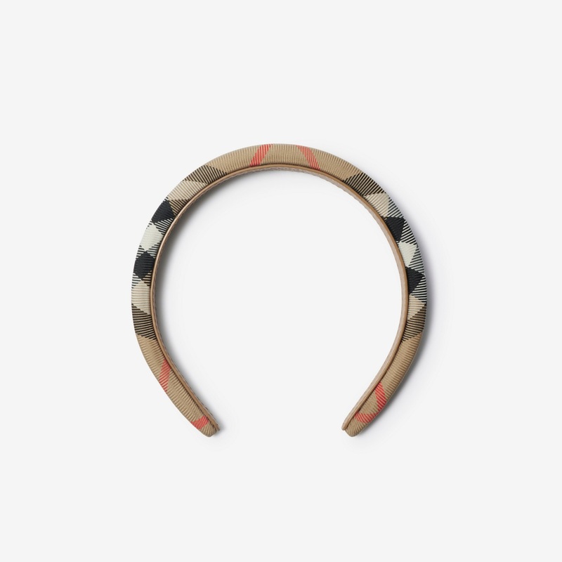 Check Nylon Headband