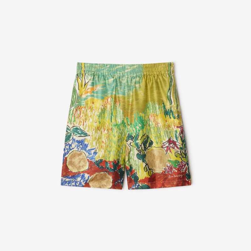 Highgrove Fountain Silk Shorts