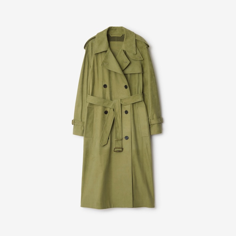 Long Nubuck Castleford Trench Coat