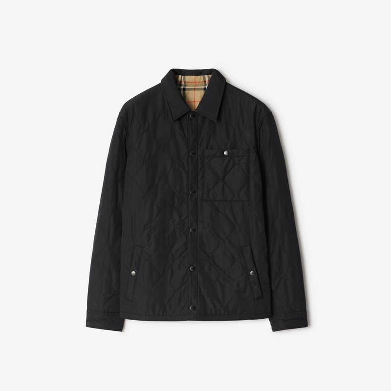 Reversible Quilted Nylon Overshirt